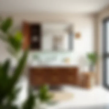 Stylish Over-the-Sink Cabinet Design Stylish over-the-sink bathroom cabinet showcasing elegant design