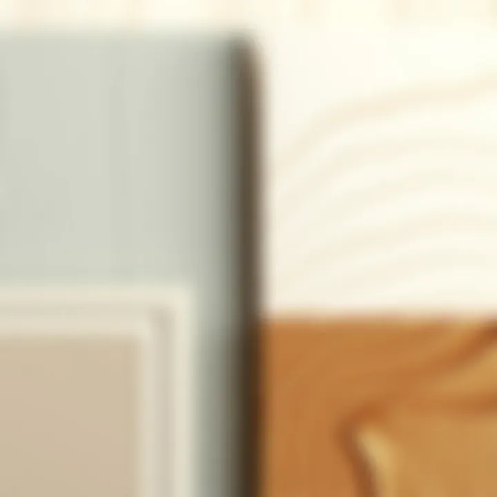 Close-up view of wallboard material composition