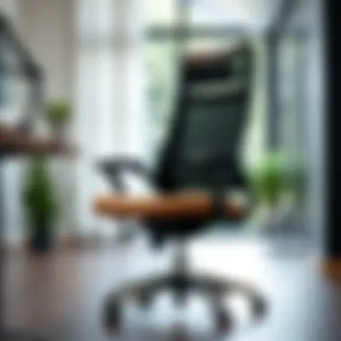 Ergonomic Features of a Wheel-less Swivel Desk Chair Ergonomic design of a swivel desk chair without wheels