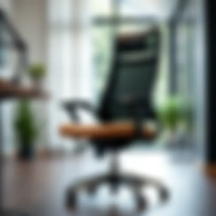 Ergonomic Features of a Wheel-less Swivel Desk Chair Ergonomic design of a swivel desk chair without wheels