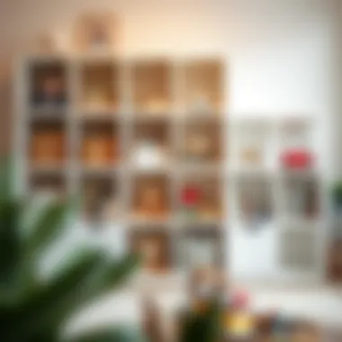 Functional White Cubby Storage for Toy Organization Functional white cubby storage used for organizing children's toys