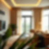 Elegant window sheers enhancing a modern living room's ambiance
