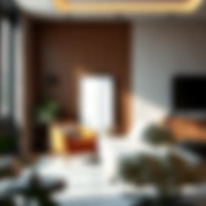 Stylish Armchair in Modern Living Space Stylish armchair in a modern living room setting