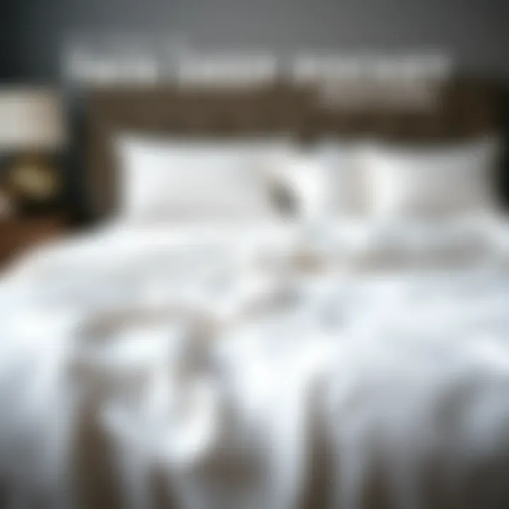 Illustration comparing twin deep pocket fitted sheets with standard sheets