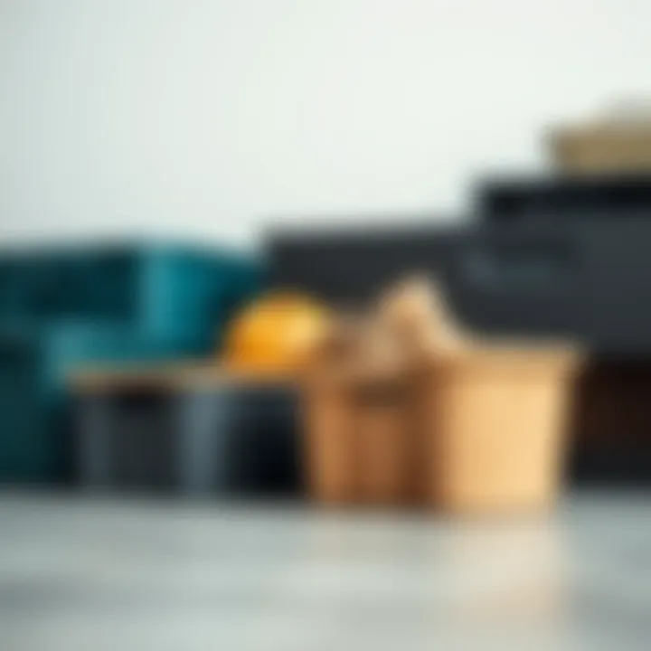 Materials of Open Front Storage Bins Diverse materials used in open front storage bins