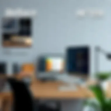 Desktop Transformation: Before and After Wallpaper Use Before and after wallpaper transformation of a desktop