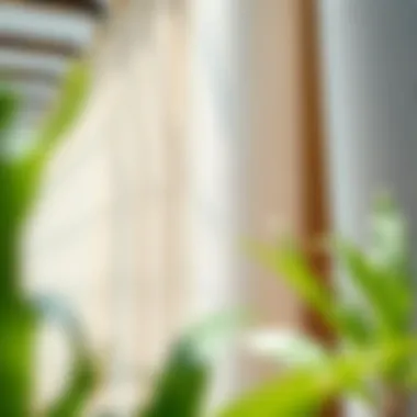 Close-up of durable fabric used for outdoor curtains