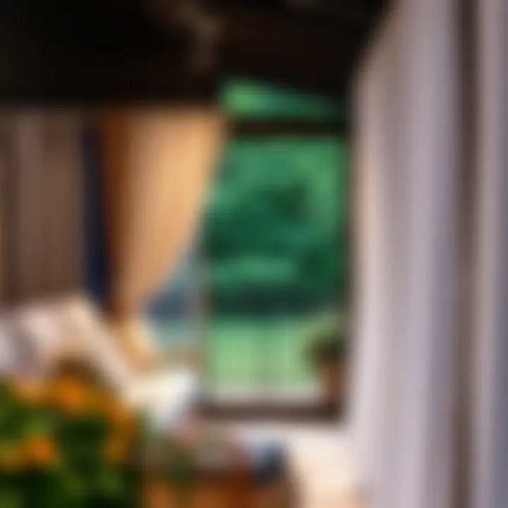 Online shopping interface showcasing outdoor curtains