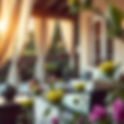 Stylish outdoor curtains enhancing a patio setting